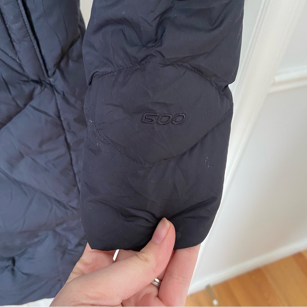 The North Face Women’s 600 Down Filled Long Black Parka Winter Coat Hood XS - Picture 5 of 9